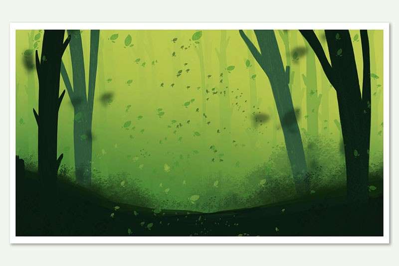 74个树叶和草地Procreate笔刷 笔刷资源 sucaiwan.com