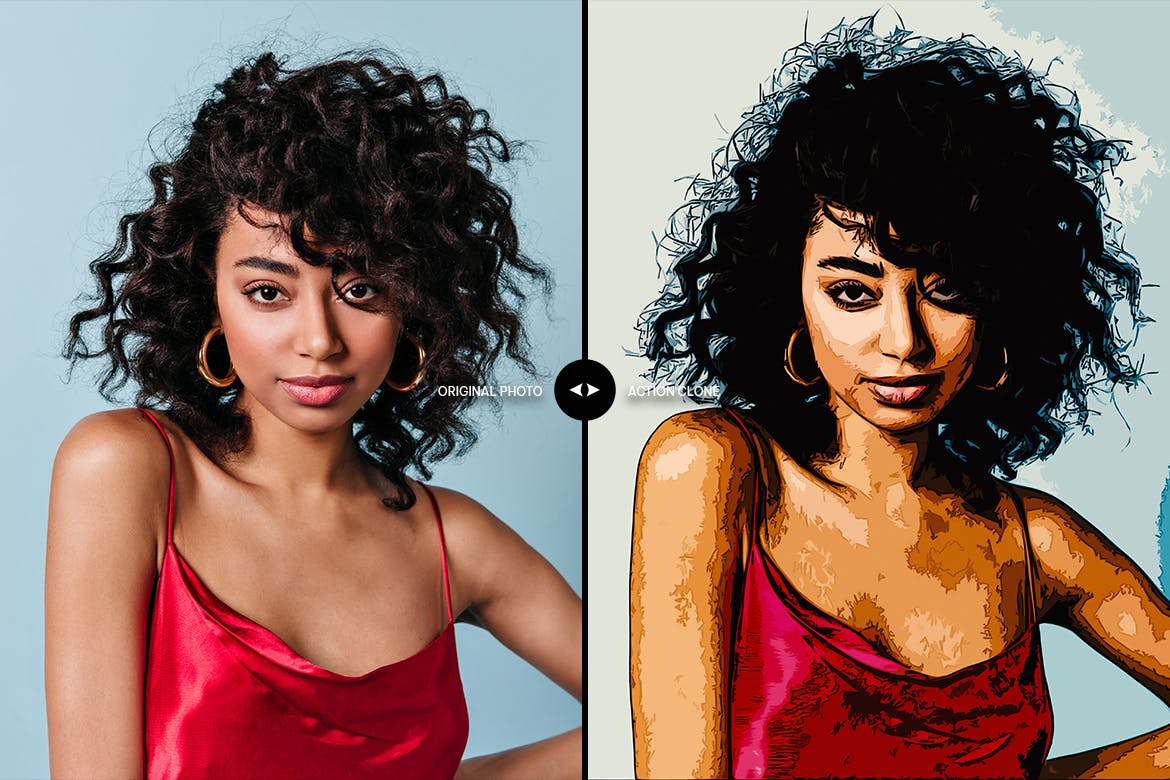 素描插画ps照片效果动作 Sketch Illustration Photoshop Action 插件预设 sucaiwan.com