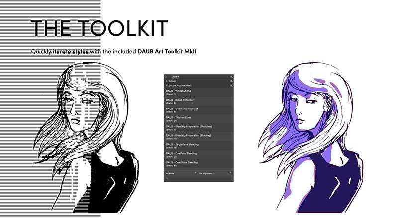 Affinity墨水和速写笔刷套装 笔刷资源 sucaiwan.com