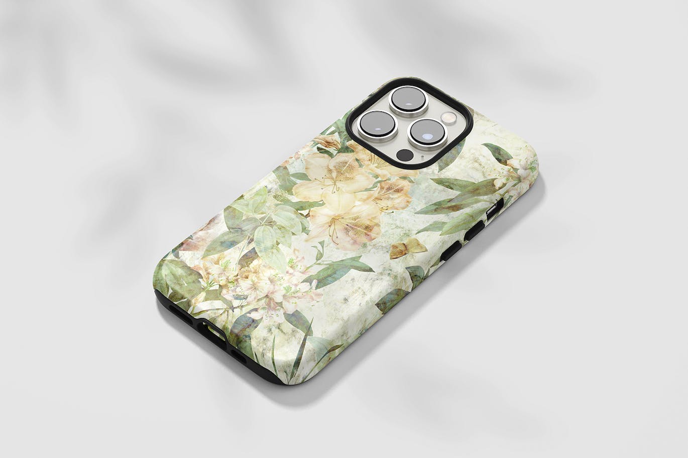 古老壁画花卉图案素材 Old Fresco Flowers 图片素材 sucaiwan.com