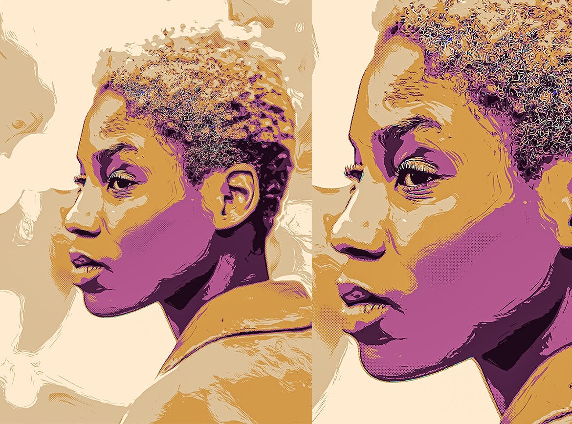 插画照片效果PS动作 Illustration Photo Effect for Photoshop 插件预设 sucaiwan.com