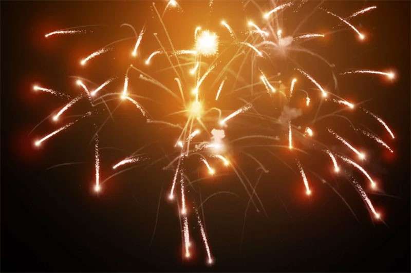 60个超真实烟花效果PS笔刷 笔刷资源 sucaiwan.com