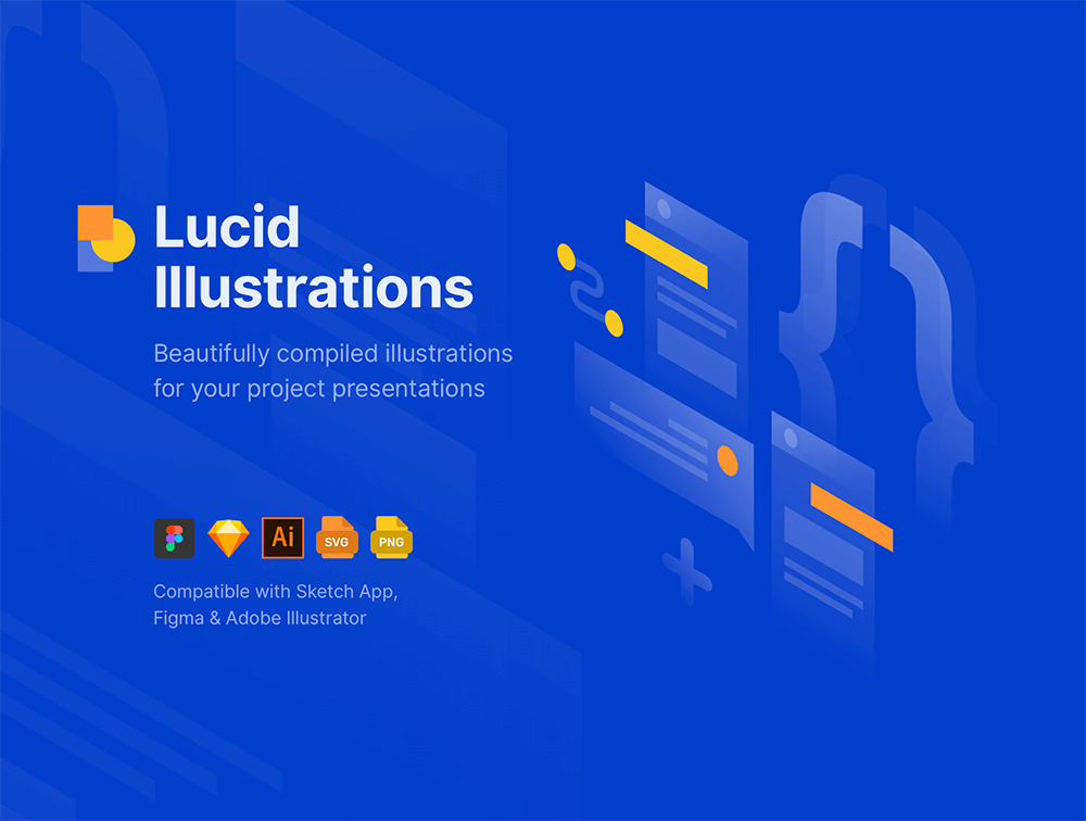 项目演示精心编排矢量插画素材 图片素材 sucaiwan.com