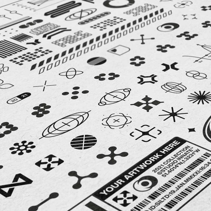 230+款时尚潮流赛博朋克艺术几何Logo图形AI矢量设计素材 Studio Innate – Lockup Vector Pack Vol.2 图片素材 sucaiwan.com