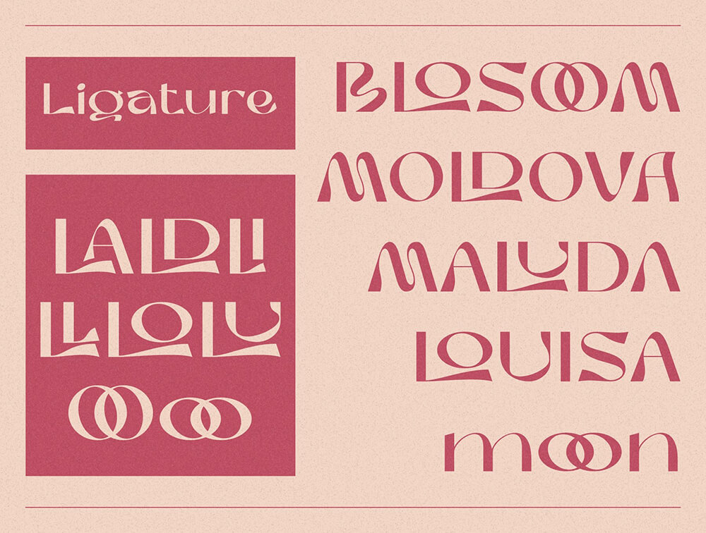 宽大无衬线显示字体 设计素材 sucaiwan.com