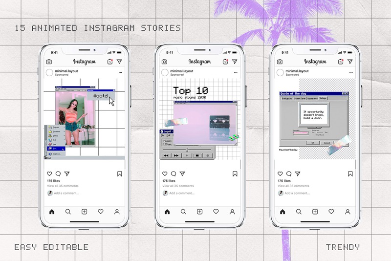 新潮复古未来感Win95元素全息渐变毛刺纹理贴纸像素化可编辑PSD模板 Old Computer Insta template Ps Canva 图片素材 第3张-素材湾丨精选海外优质设计素材资源 新潮复古未来感Win95元素全息渐变毛刺纹理贴纸像素化可编辑PSD模板 Old Computer Insta template Ps Canva 图片素材 sucaiwan.com