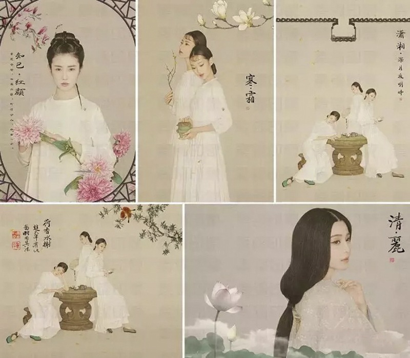 PS插件：一键工笔画插件3.1中文加强版PS插件古风滤镜影楼支持PS CC2015-2023 插件预设 sucaiwan.com