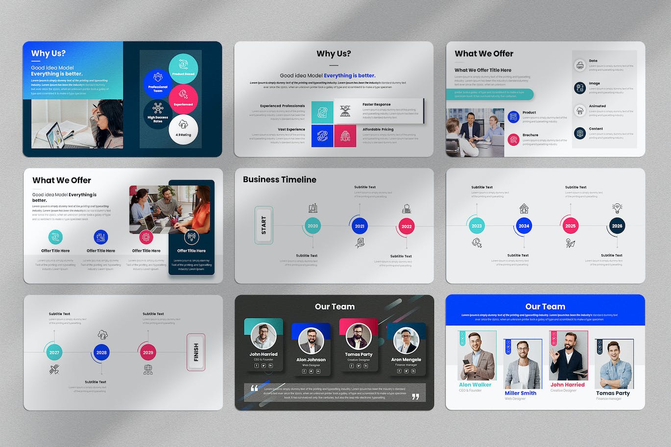 商业计划方案谷歌幻灯片演示文稿模板 Business Plan Google Slides Presentation Template 幻灯图表 sucaiwan.com