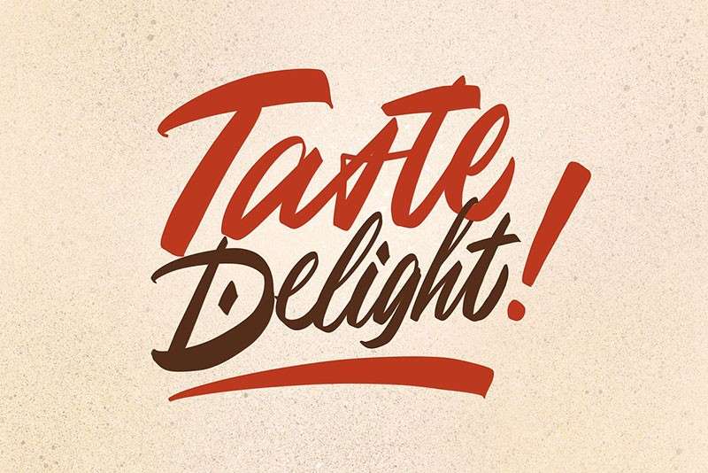 复古字标设计Procreate笔刷 笔刷资源 sucaiwan.com