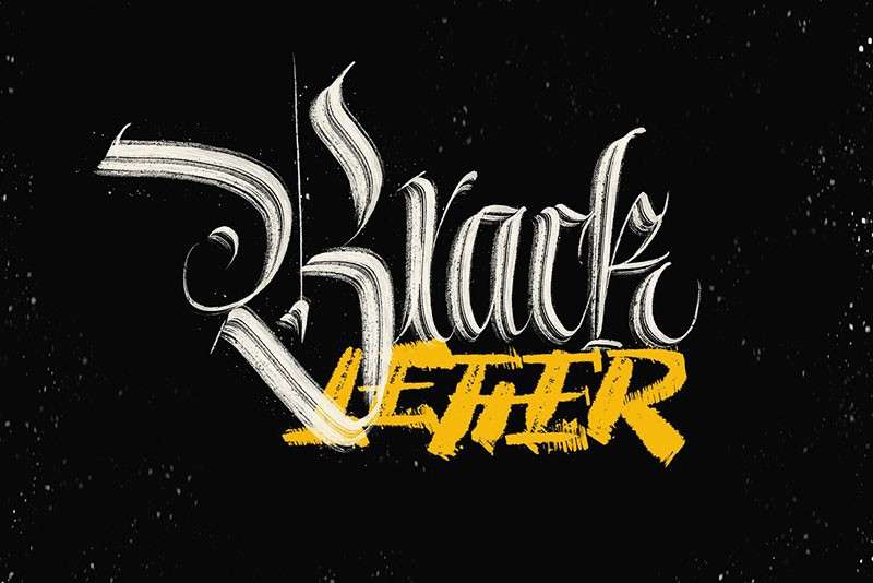 14个用于Procreate的书法笔刷 笔刷资源 sucaiwan.com