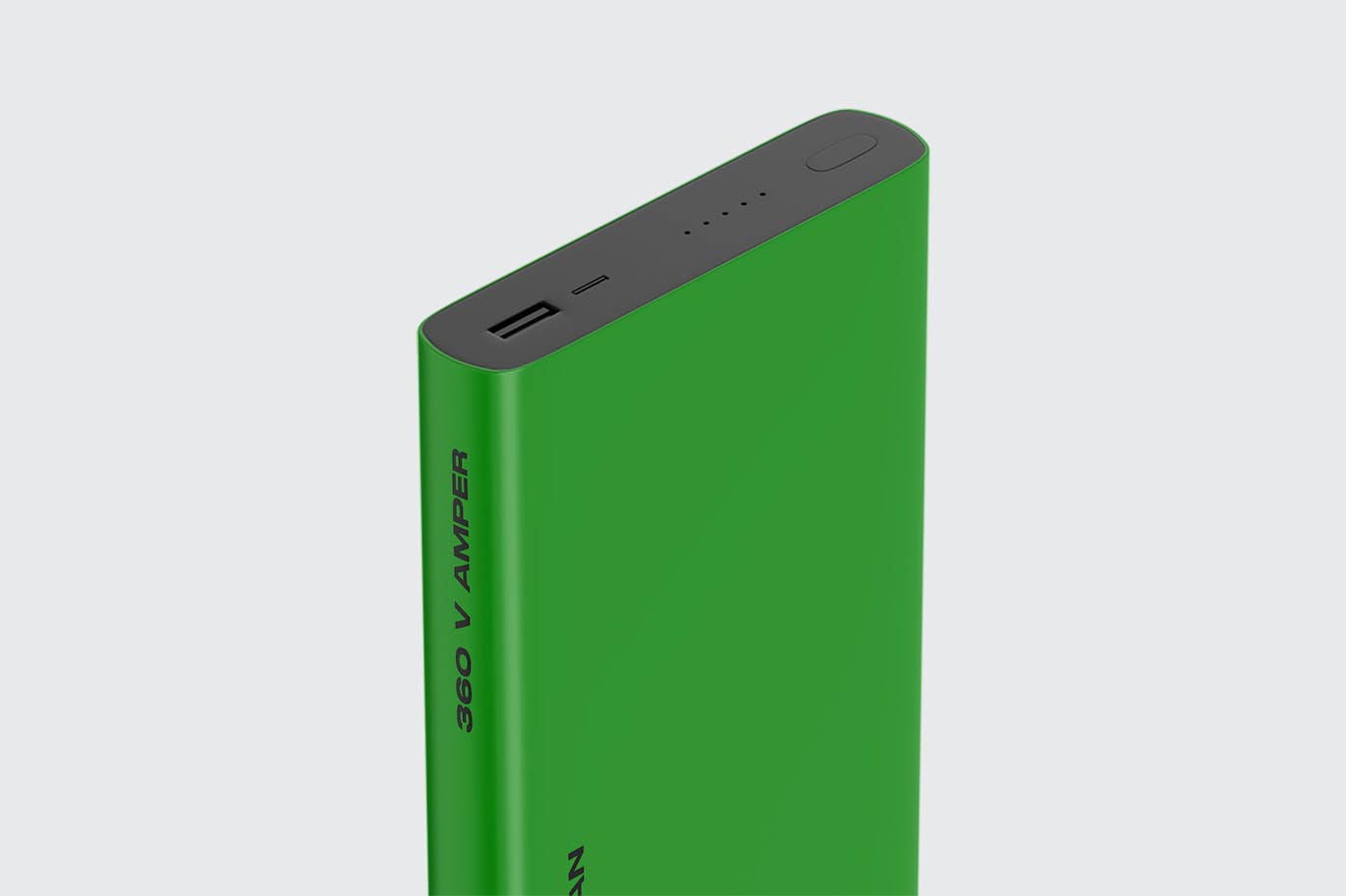 磨砂移动电源充电宝设计样机模板 Matte Power Bank Mockup 样机素材 sucaiwan.com