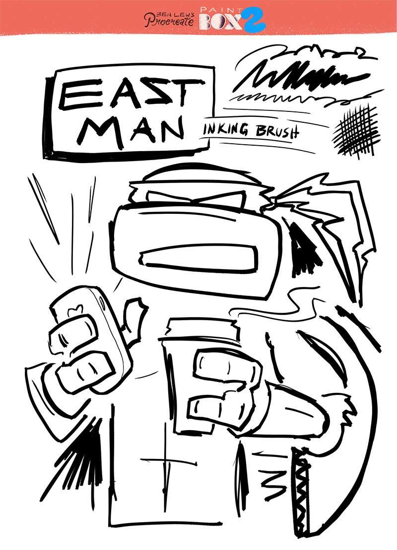 Procreate儿童插画笔刷套装 笔刷资源 sucaiwan.com