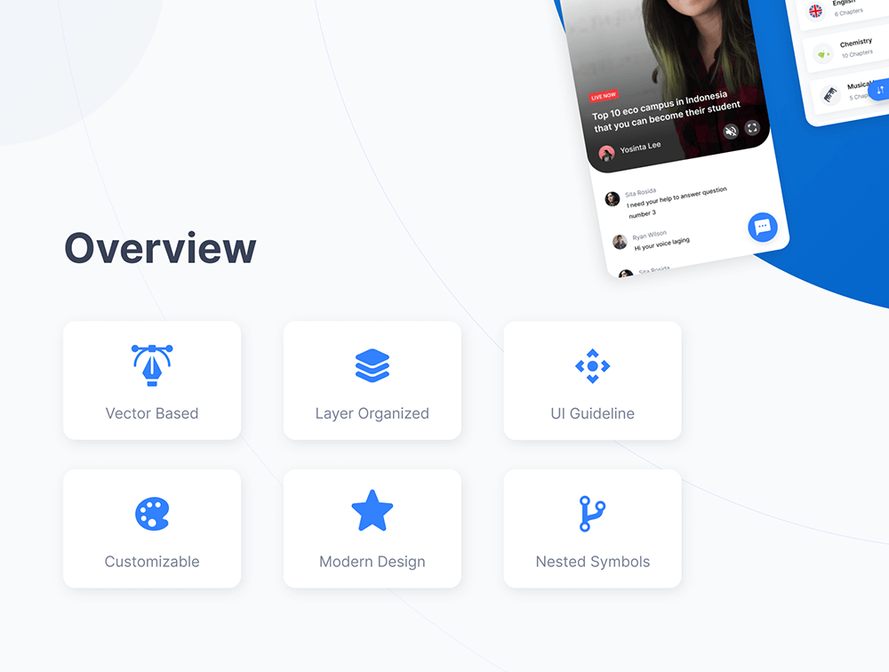 学生课程电子学习应用程序UI套件 APP UI 第7张-素材湾丨精选海外优质设计素材资源 学生课程电子学习应用程序UI套件 APP UI sucaiwan.com