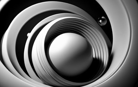 3D球体形状现代抽象背景 3D Modern Abstract Background