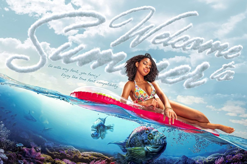 高质量超现实主义旷野风品牌广告海报逼真云朵文字图片效果素材 Hyper Cloudy Effect 笔刷资源 第4张-素材湾丨精选海外优质设计素材资源 高质量超现实主义旷野风品牌广告海报逼真云朵文字图片效果素材 Hyper Cloudy Effect 笔刷资源 sucaiwan.com