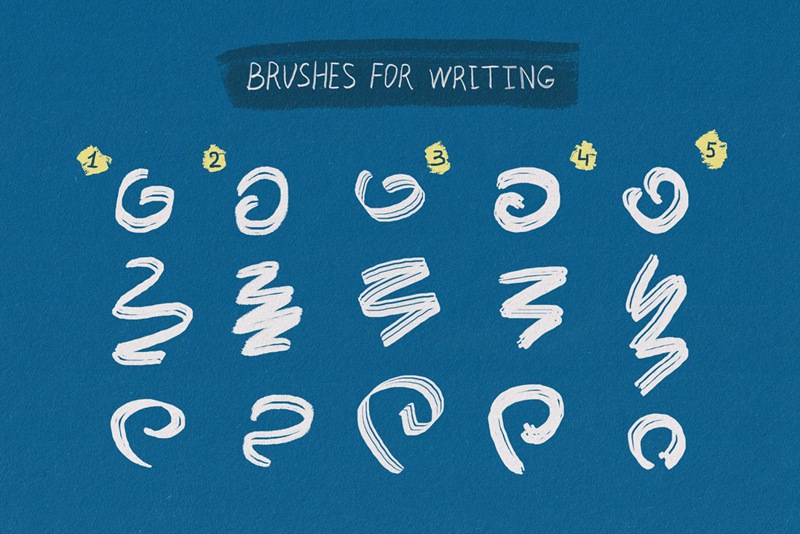 20种手绘基础铅笔粉彩记号笔PS笔刷素材 Essential Hand Drawn Brushes 笔刷资源 第6张-素材湾丨精选海外优质设计素材资源 20种手绘基础铅笔粉彩记号笔PS笔刷素材 Essential Hand Drawn Brushes 笔刷资源 sucaiwan.com