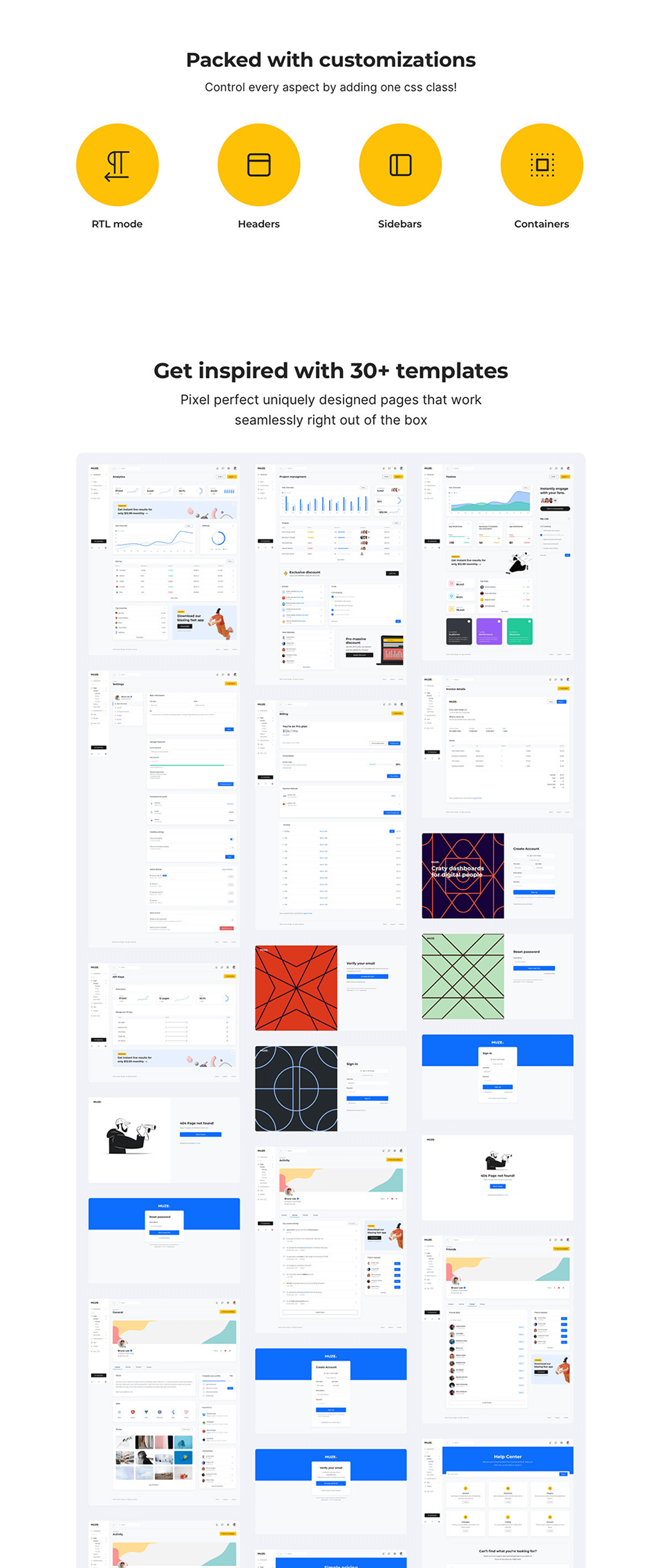 Bootstrap 5 HTML管理仪表盘模板 APP UI sucaiwan.com