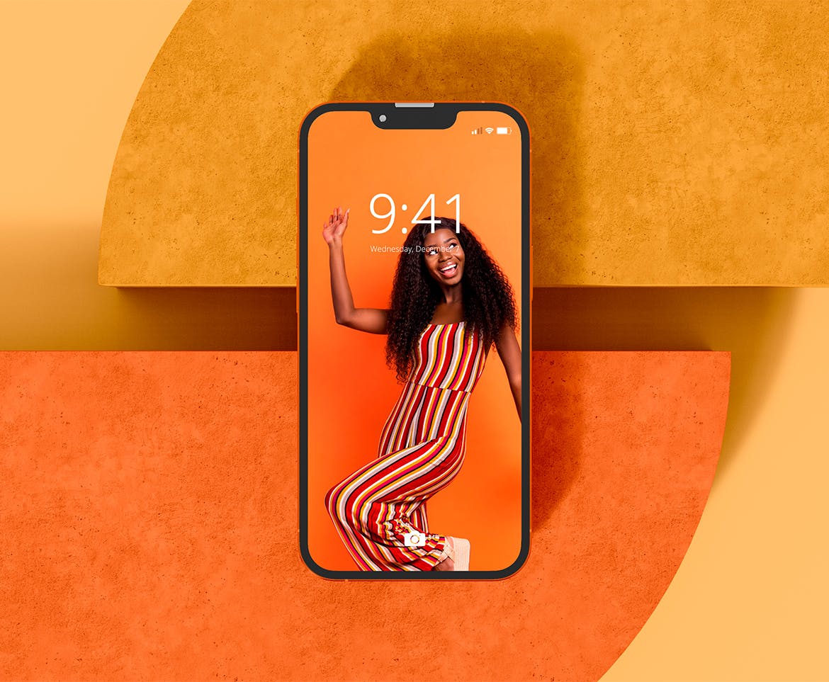 智能手机iPhone屏幕设计样机v3 Smartphone Screen Design Mockup 样机素材 sucaiwan.com