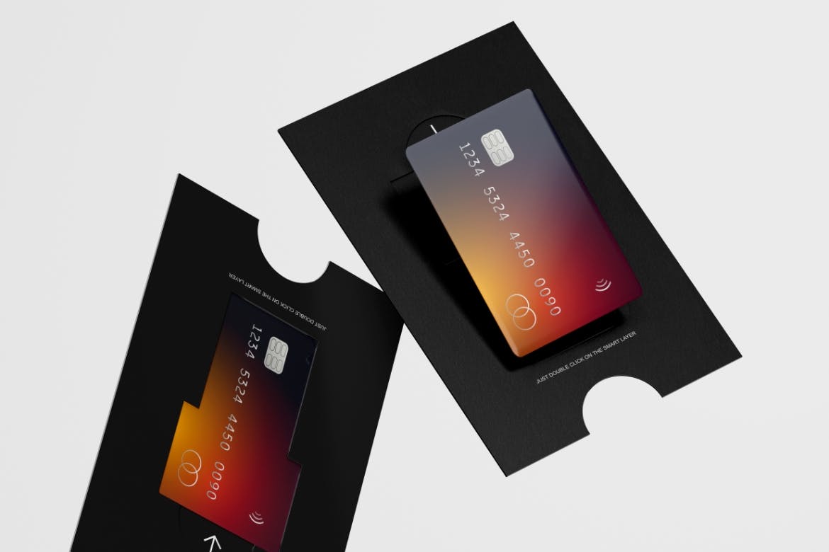 储蓄卡/信用卡设计样机集 Credit Card Mockup Set 样机素材 sucaiwan.com