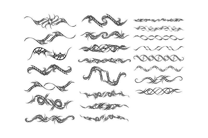350+纹身刺青图案笔刷套装 笔刷资源 第12张-素材湾丨精选海外优质设计素材资源 350+纹身刺青图案笔刷套装 笔刷资源 sucaiwan.com