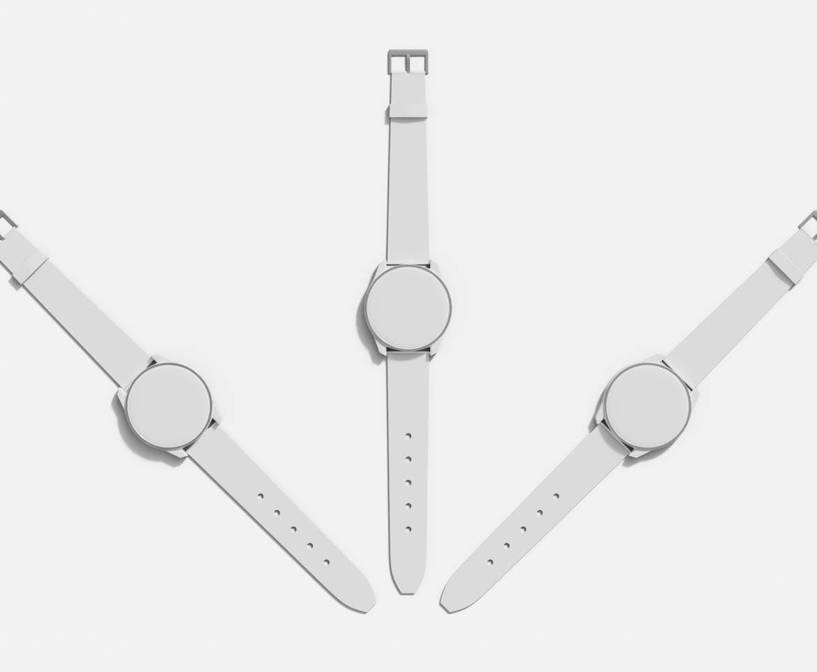 数字智能手表屏幕样机模板 Digital Smartwatch Screen Mockup 样机素材 sucaiwan.com