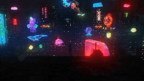 110+种赛博朋克全息潮流未来派科幻发光图形视频素材+音频素材 Bigfilms CYBERCITY Pack 影视音频 sucaiwan.com