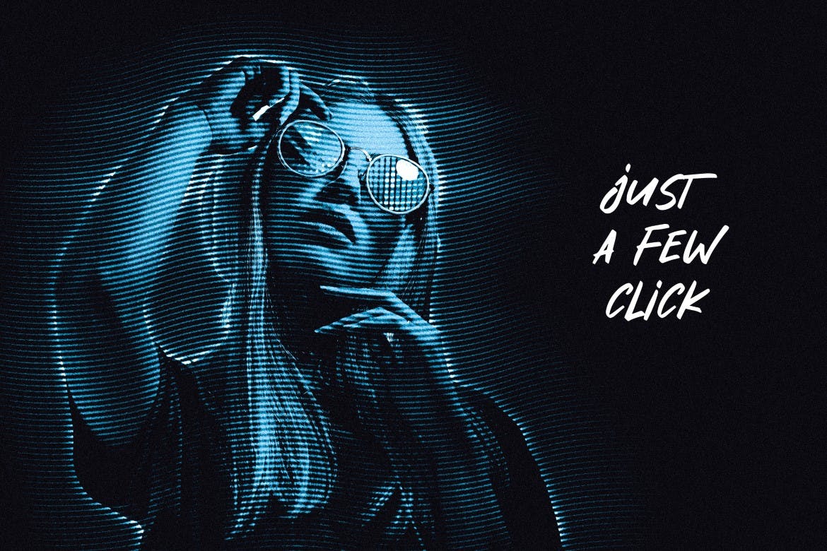 全息光照片效果PS图层样式 Holo Light Photo Effect 插件预设 sucaiwan.com