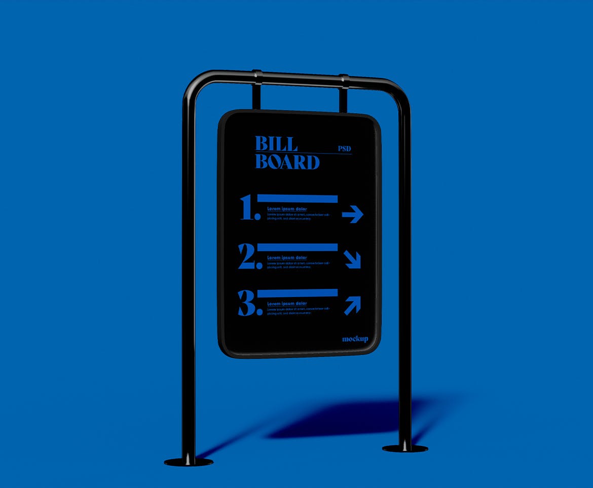 公交站广告牌海报展示样机 Billboard Mockup 样机素材 sucaiwan.com