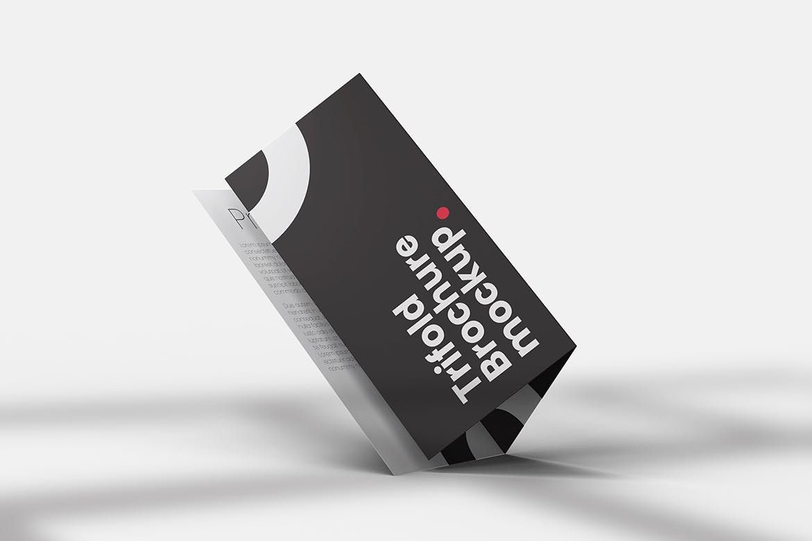 三折页宣传册设计样机PSD模板 Trifold Brochure Mockups PSD Template 样机素材 sucaiwan.com