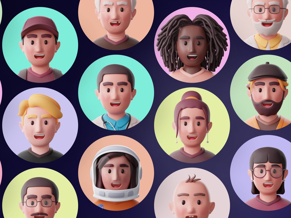 高质量三维渲染元宇宙3D创意人物头像素材合集包 Facely – MetaPeople 3D Avatar 图标素材 第2张-素材湾丨精选海外优质设计素材资源 高质量三维渲染元宇宙3D创意人物头像素材合集包 Facely – MetaPeople 3D Avatar 图标素材 sucaiwan.com