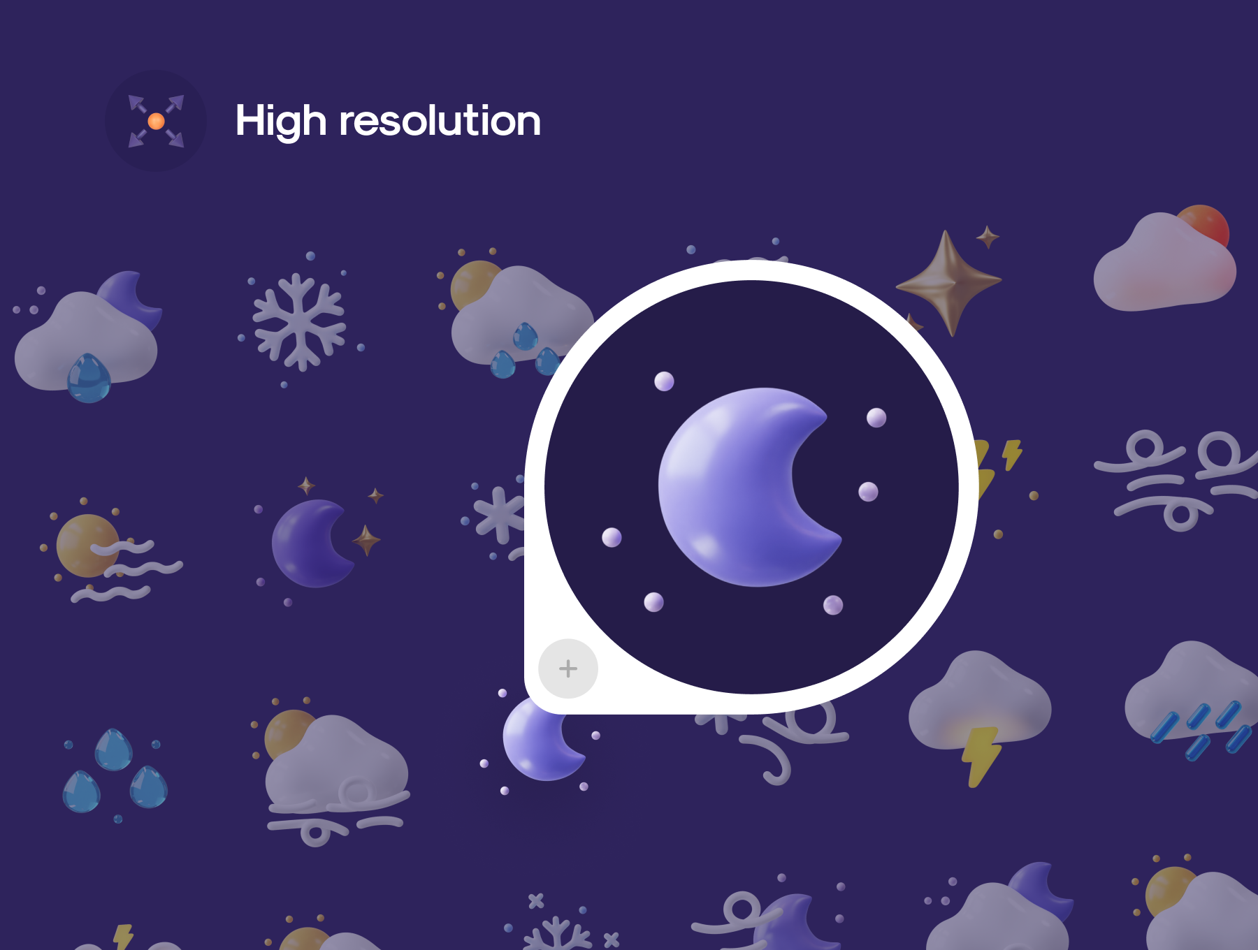 50多个3D高分辨率原始风格和粘土风格完美天气图标包 Weatherly 3D icons – 50+ Weather icons 图标素材 第12张-素材湾丨精选海外优质设计素材资源 50多个3D高分辨率原始风格和粘土风格完美天气图标包 Weatherly 3D icons – 50+ Weather icons 图标素材 sucaiwan.com