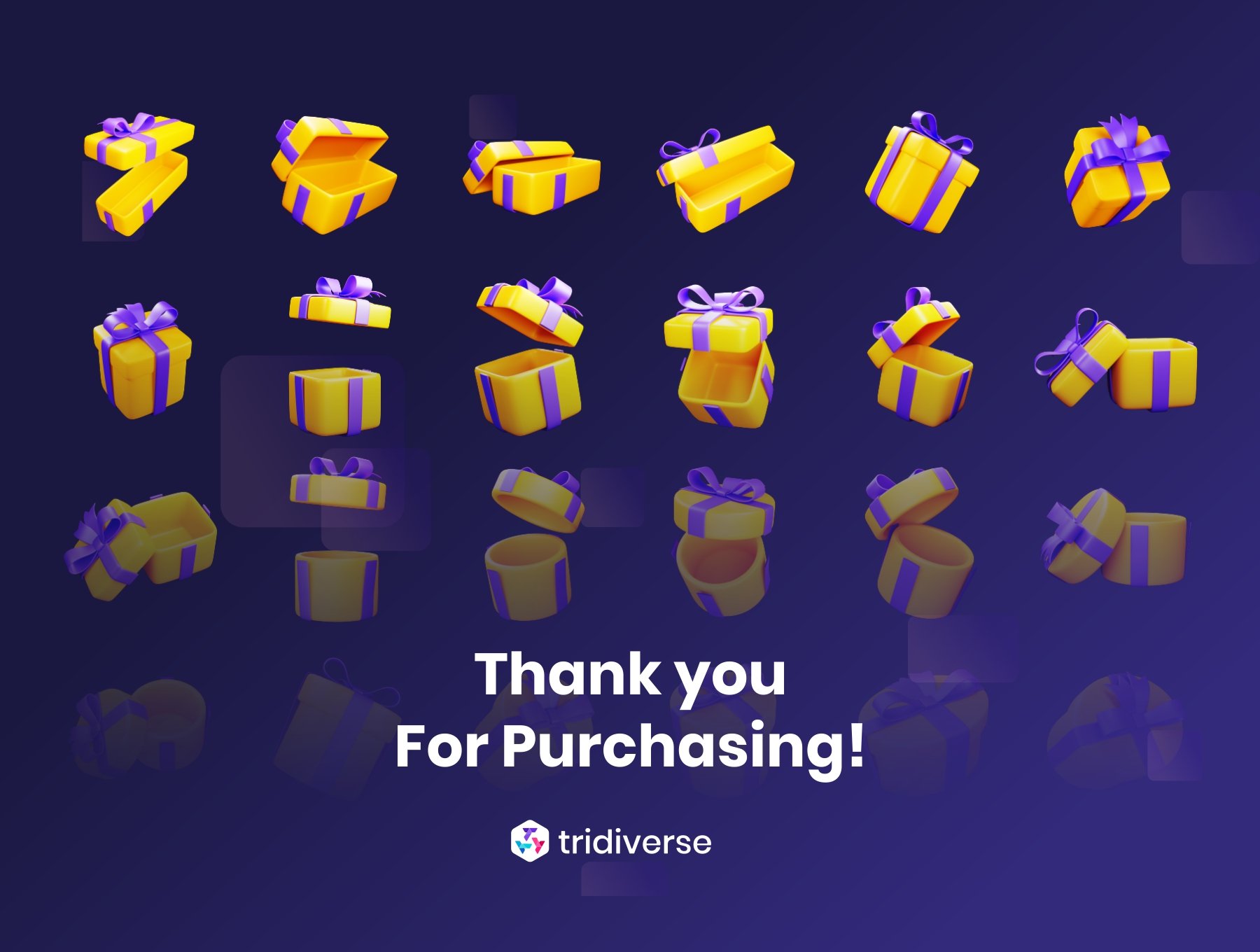 高质量三维渲染高级礼品盒礼物盒子3D插画素材集 Gift Boxes – 3D Illustration 图标素材 第10张-素材湾丨精选海外优质设计素材资源 高质量三维渲染高级礼品盒礼物盒子3D插画素材集 Gift Boxes – 3D Illustration 图标素材 sucaiwan.com