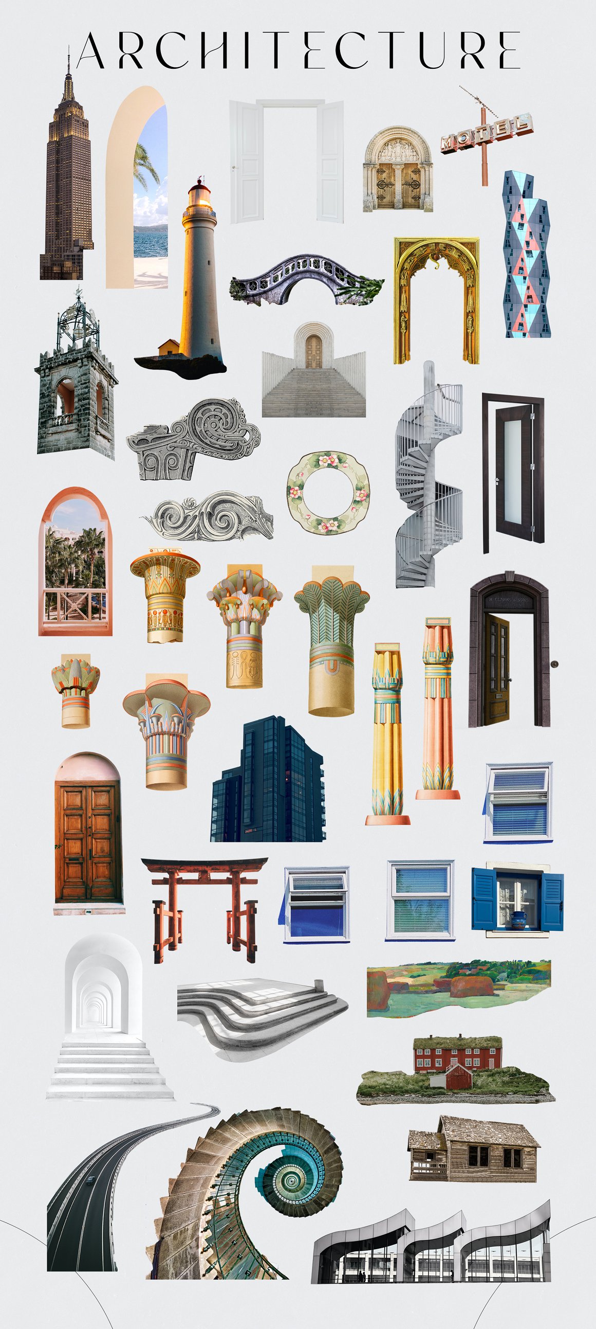 复古蒸汽波植物动物鸟蝴蝶人物花草树木建筑PNG免抠图合集包 Sweven – Collage Creator 图片素材 第7张-素材湾丨精选海外优质设计素材资源 复古蒸汽波植物动物鸟蝴蝶人物花草树木建筑PNG免抠图合集包 Sweven – Collage Creator 图片素材 sucaiwan.com