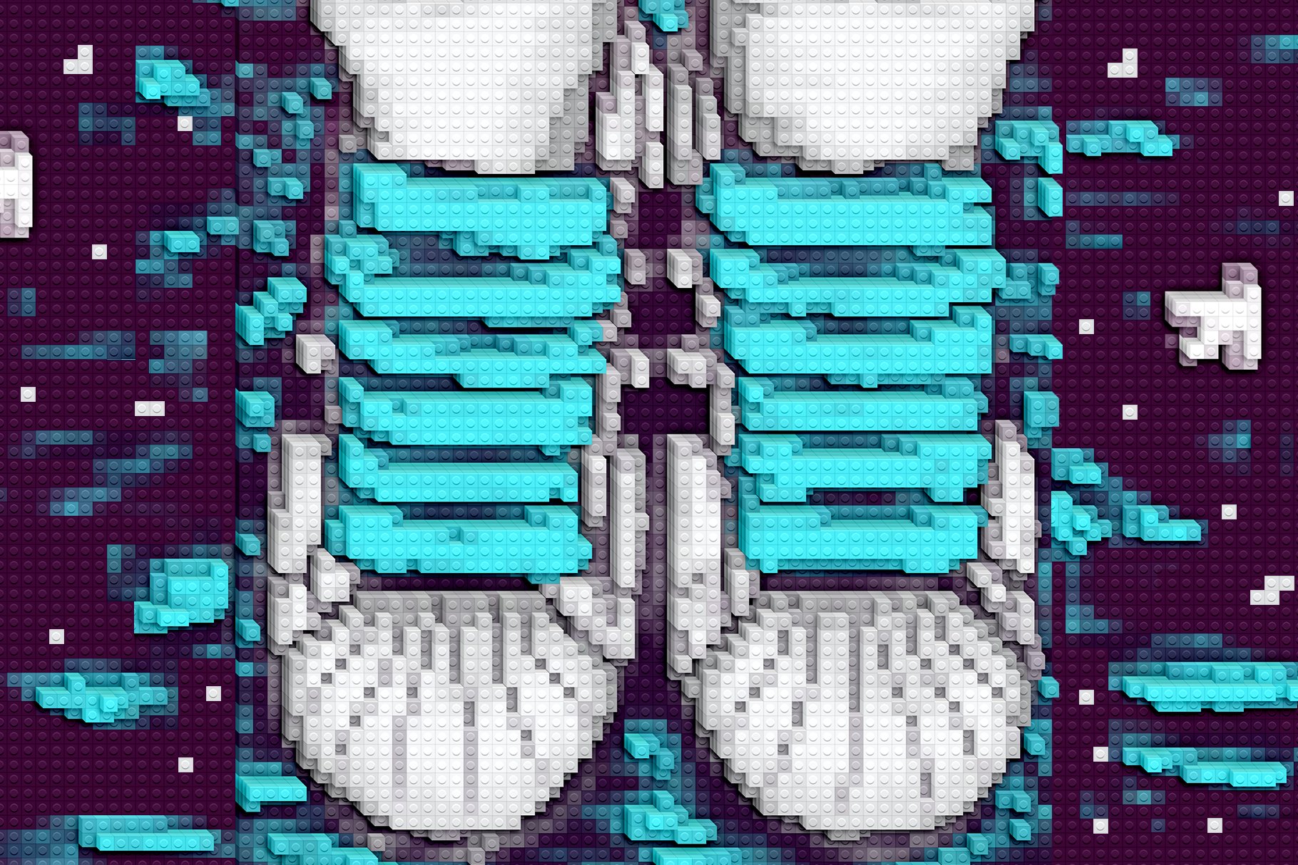 高质量复古乐高几何马赛克风格创意3D积木效果PS动作素材 BrickJoint Effect Action 插件预设 第6张-素材湾丨精选海外优质设计素材资源 高质量复古乐高几何马赛克风格创意3D积木效果PS动作素材 BrickJoint Effect Action 插件预设 sucaiwan.com