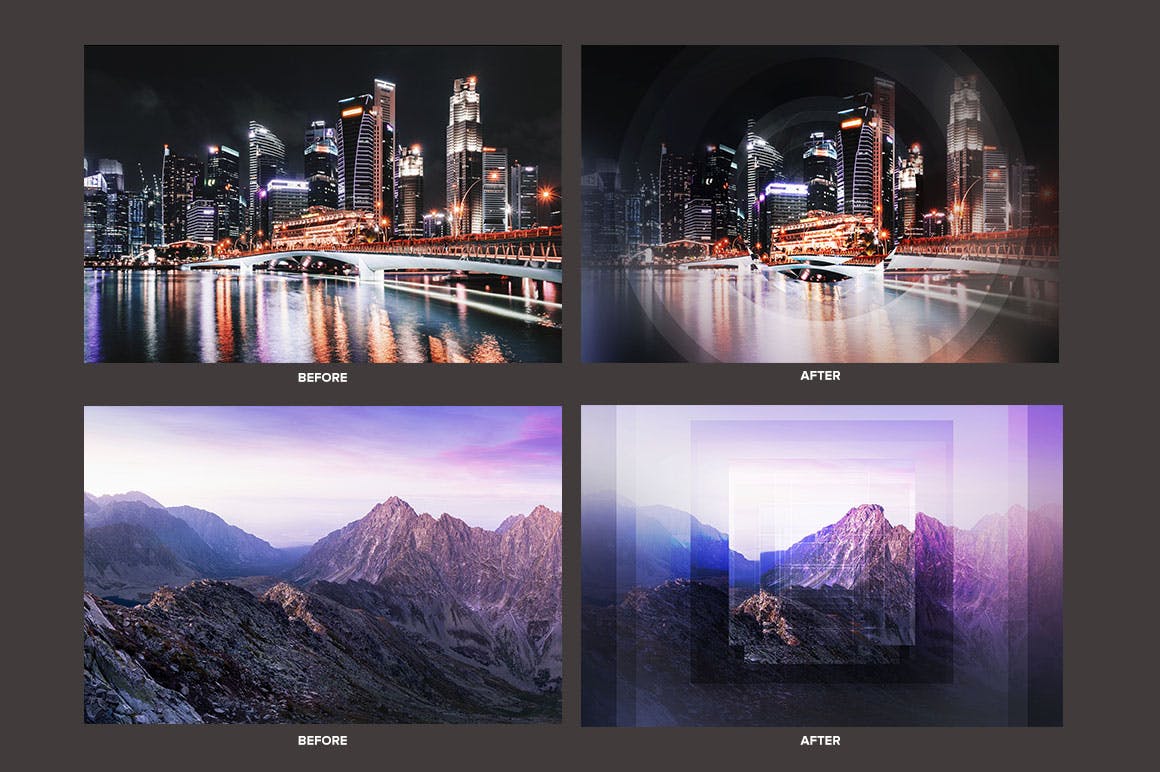 复杂几何形状遮罩效果模板 Geometric Overlays (Mask Effects) 插件预设 sucaiwan.com