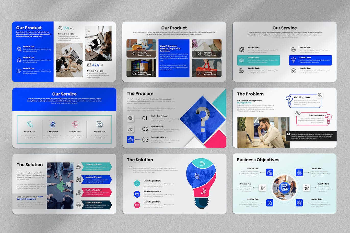 商业计划方案谷歌幻灯片演示文稿模板 Business Plan Google Slides Presentation Template 幻灯图表 sucaiwan.com
