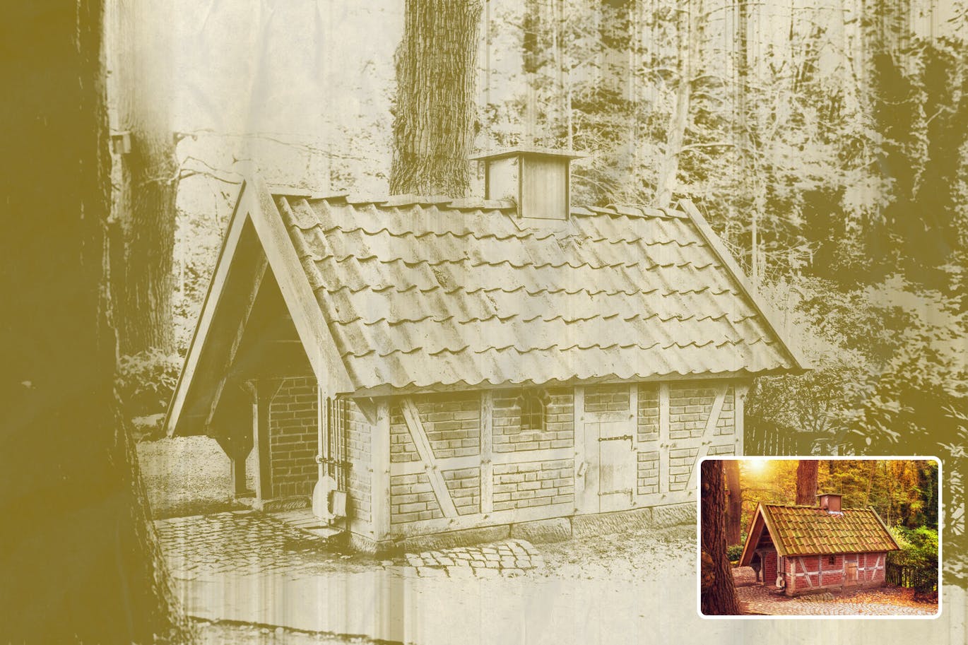 复古彩色打印照片效果处理PS动作 Color Print Photoshop Action 插件预设 sucaiwan.com