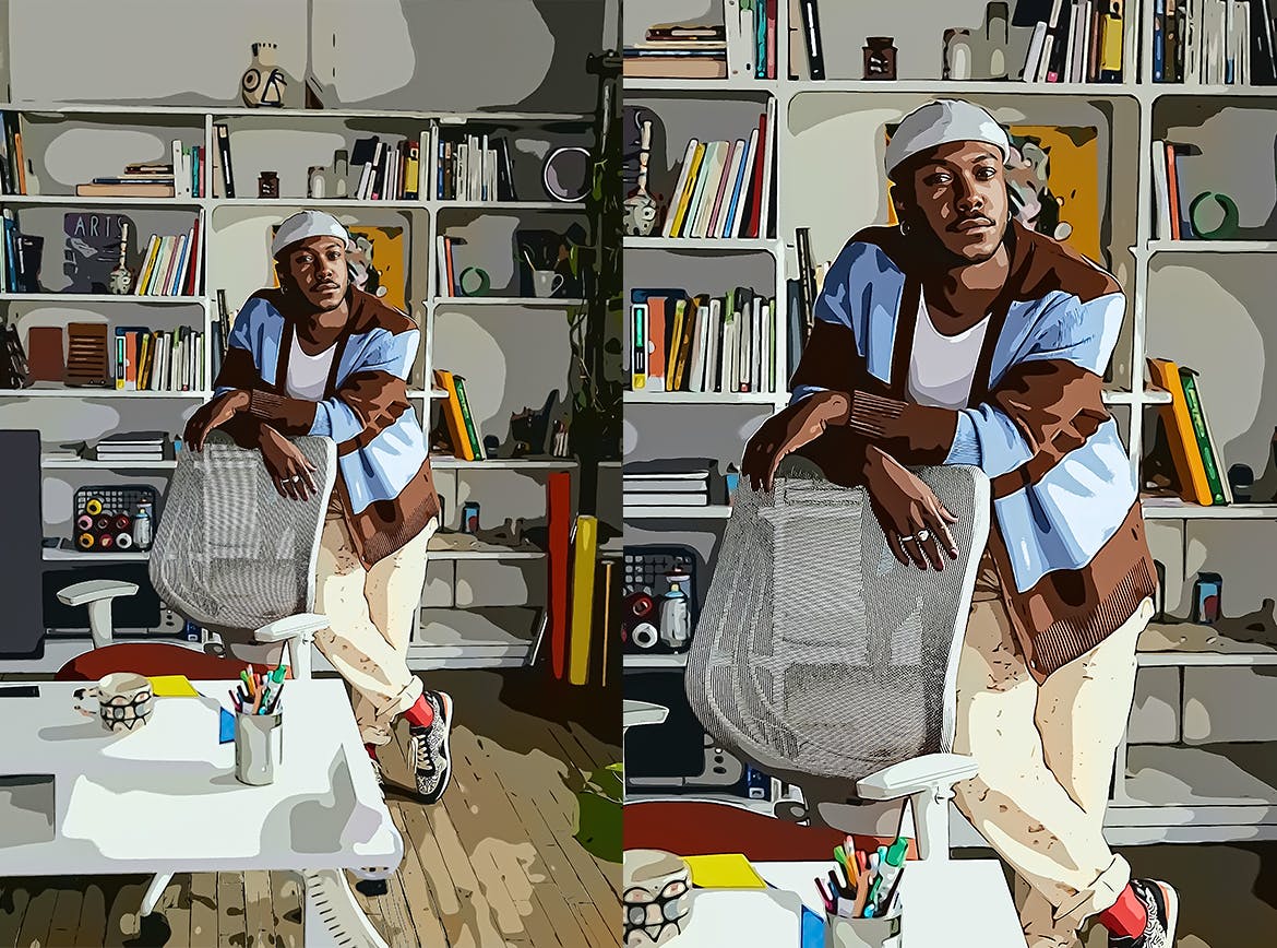 插画照片效果PS动作 Illustration Photo Effect for Photoshop 插件预设 sucaiwan.com