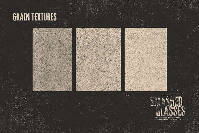 玻璃破碎效果PS和Procreate笔刷套装 笔刷资源 sucaiwan.com