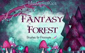 98个独特的阴影纹理Procreate笔刷