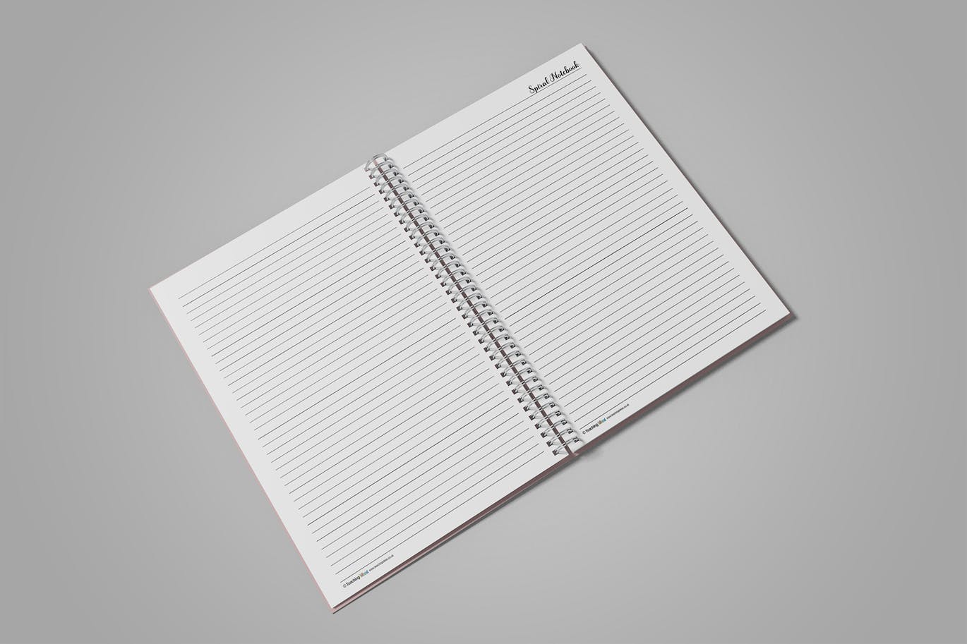A5螺旋笔记本设计样机 A5 Spiral Notebook Mockup 样机素材 sucaiwan.com