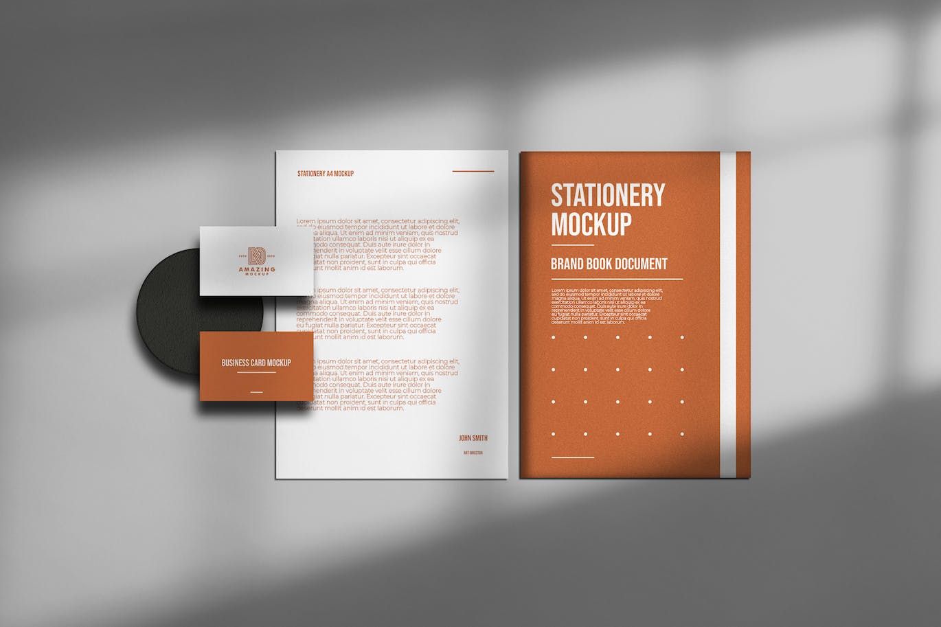 纸类品牌文具VI样机模板 Stationery Mockup 样机素材 sucaiwan.com