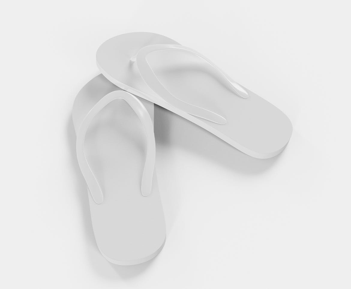 人字拖沙滩拖鞋设计样机 Flip Flops Mockup 样机素材 sucaiwan.com