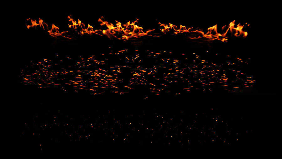 PS笔刷-真实火焰燃烧效果笔刷素材 笔刷资源 sucaiwan.com