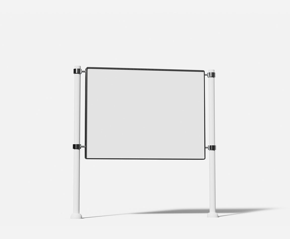 铁柱广告牌海报设计样机 Billboard Mockup 样机素材 sucaiwan.com