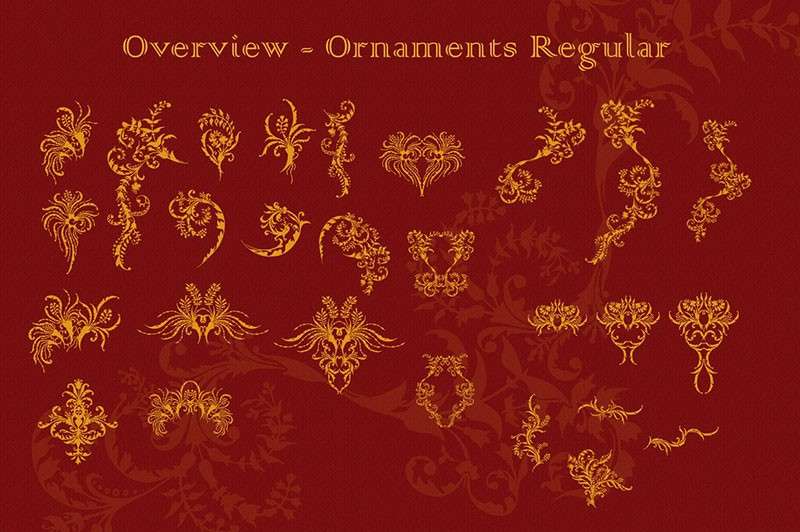 100个欧式复古花纹笔刷套装 笔刷资源 第3张-素材湾丨精选海外优质设计素材资源 100个欧式复古花纹笔刷套装 笔刷资源 sucaiwan.com