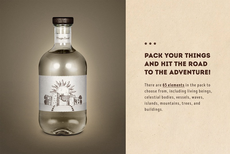 老式复古仙境地图山脉数目建筑等航海地图制作工具包Magic Lands: Vintage Map Creator 笔刷资源 第6张-素材湾丨精选海外优质设计素材资源 老式复古仙境地图山脉数目建筑等航海地图制作工具包Magic Lands: Vintage Map Creator 笔刷资源 sucaiwan.com