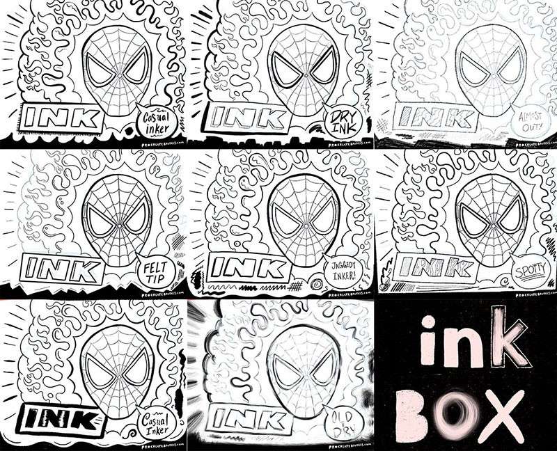 26个Procreate漫画勾线笔刷 笔刷资源 sucaiwan.com