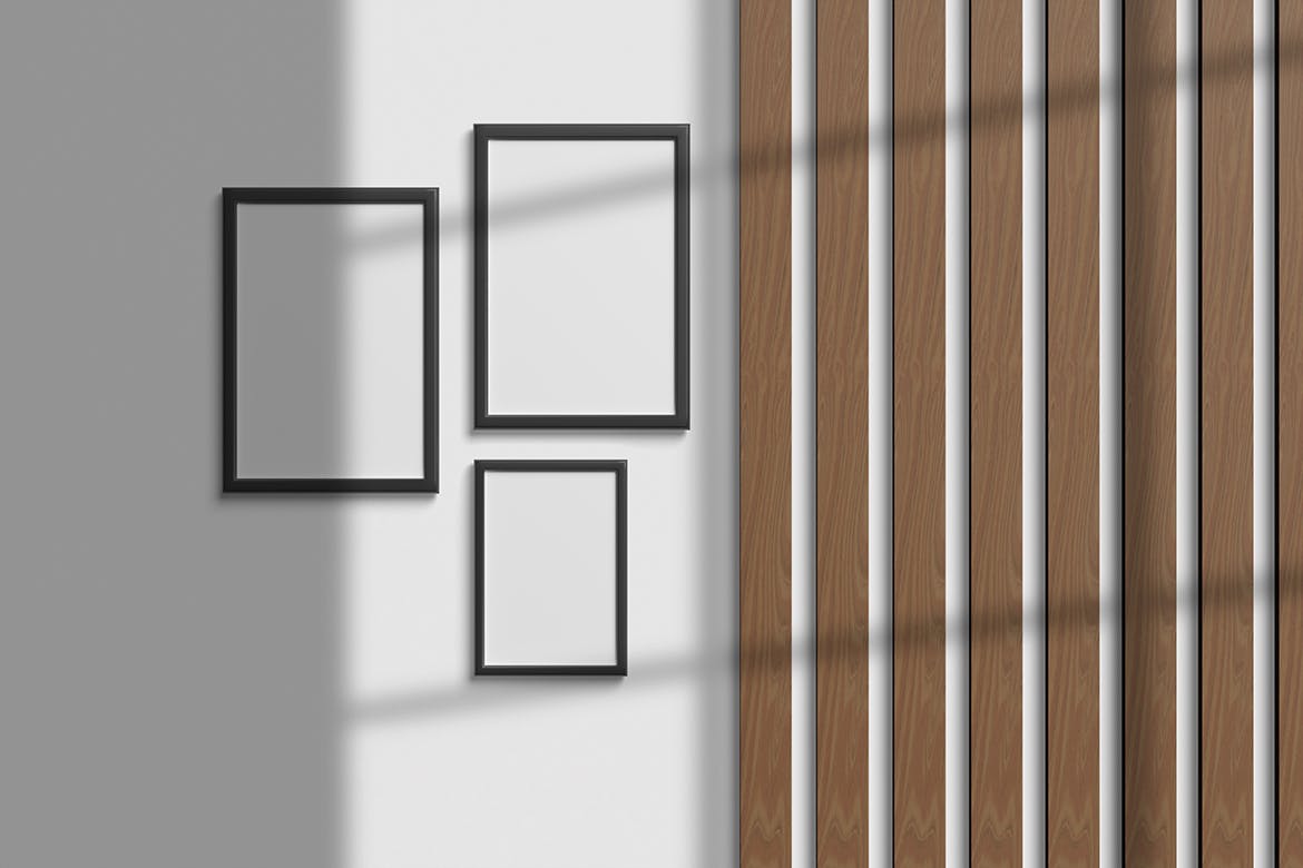 相框艺术品展示样机模板 Frame Mockup 样机素材 sucaiwan.com