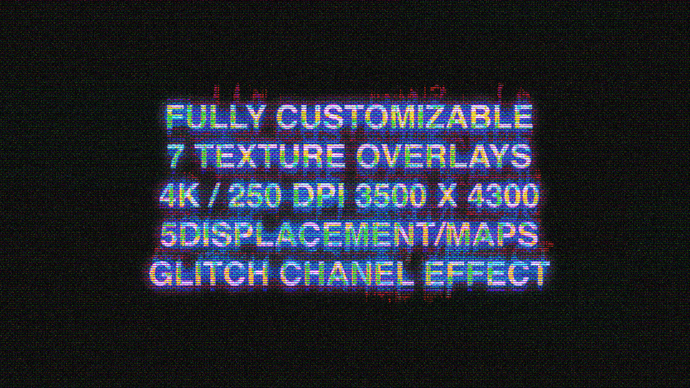 复古未来派老式CRT晶体管显示器失真像素故障艺术特效素材 CyberPsycho CRT Template 插件预设 sucaiwan.com